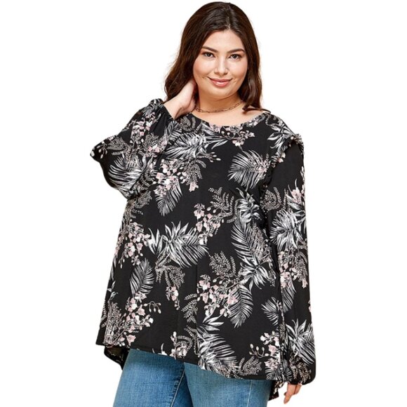 Charming Floral Top by Shopin LA - Picture 2 of 3